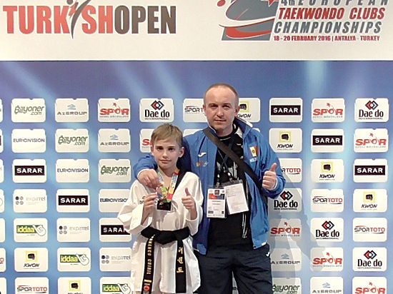 Десятилетний молдаванин стал призером Чемпионата Европы по тхэквондо