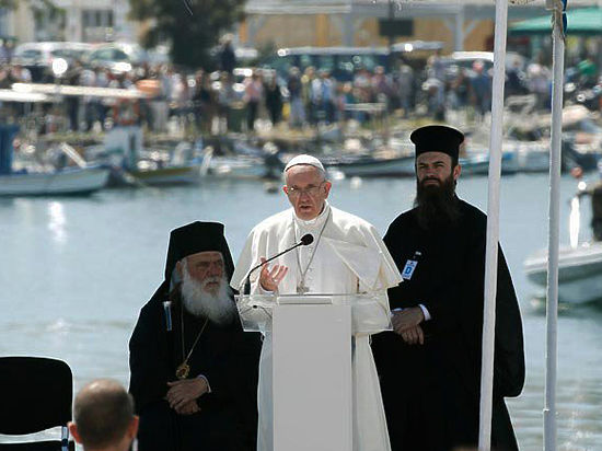 Папа Римский и Патриарх  Константинопольский призвали мир к солидарности с беженцами