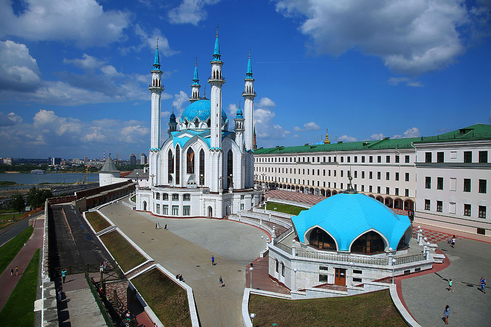 Так выглядит сегодня город Российской Федерации Казань — столица республики Татарстан.