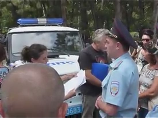 В Крыму разогнали митинг против «властей»