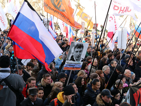 Марш памяти Немцова: онлайн