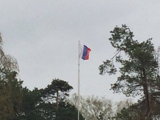 На праздновании Дня Победы в Дубне перепутали цвета российского флага