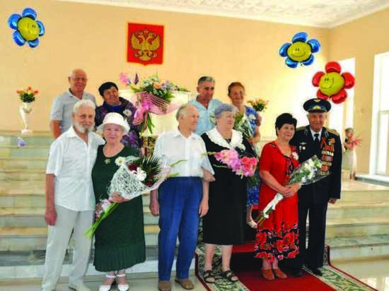Три бриллиантовые свадьбы отпраздновали семейные пары в Белореченске