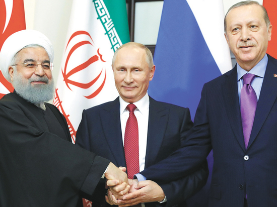 Встреча Путина с Эрдоганом и Роухани напомнила историческую Ялтинскую конференцию