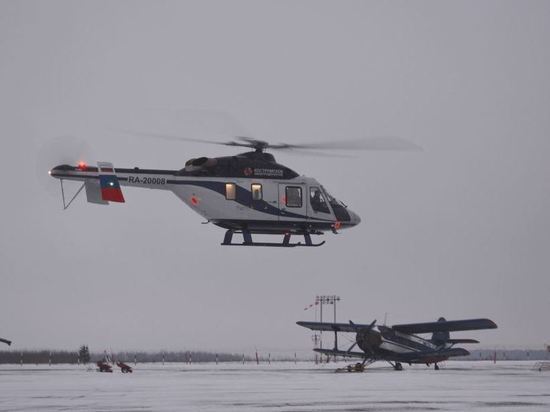 На службу в Костромскую санавиацию поступил еще один вертолет