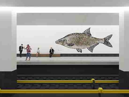 Архитекторов новой станции метро Нагатинский затон вдохновила рыба