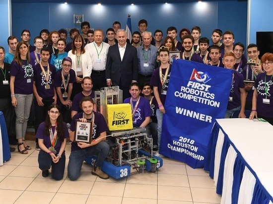 Израильская команда, заняла первое место на Международных соревнованиях по робототехнике
