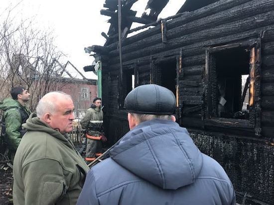Пожар в Нейском районе: на месте уже работает глава региона Сергей Ситников