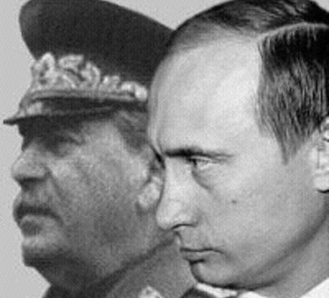 Путин и Сталин.