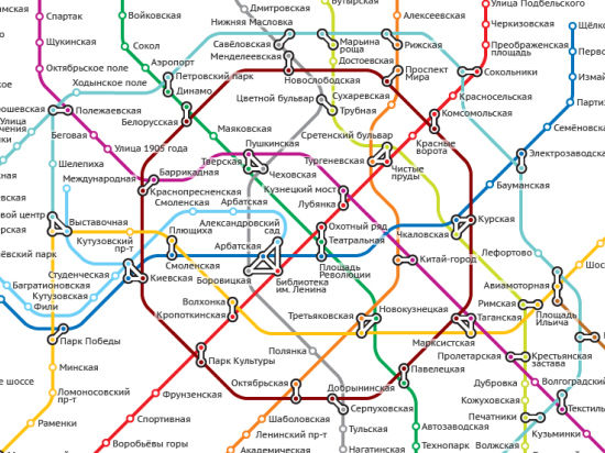 схема метро москва 2021