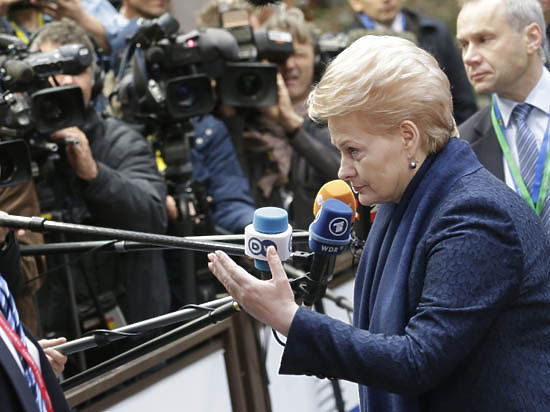 Президент Литвы назвала Россию террористическим государством, угрожающим Европе 
