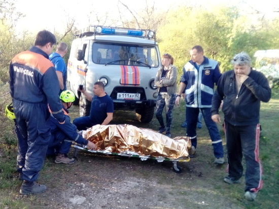 В Крыму со скалы сорвался турист