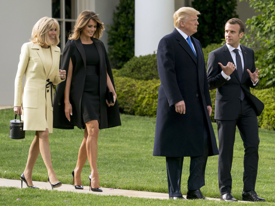 Трамп принял Макрона с большой помпой: обсудили Сирию и Россию